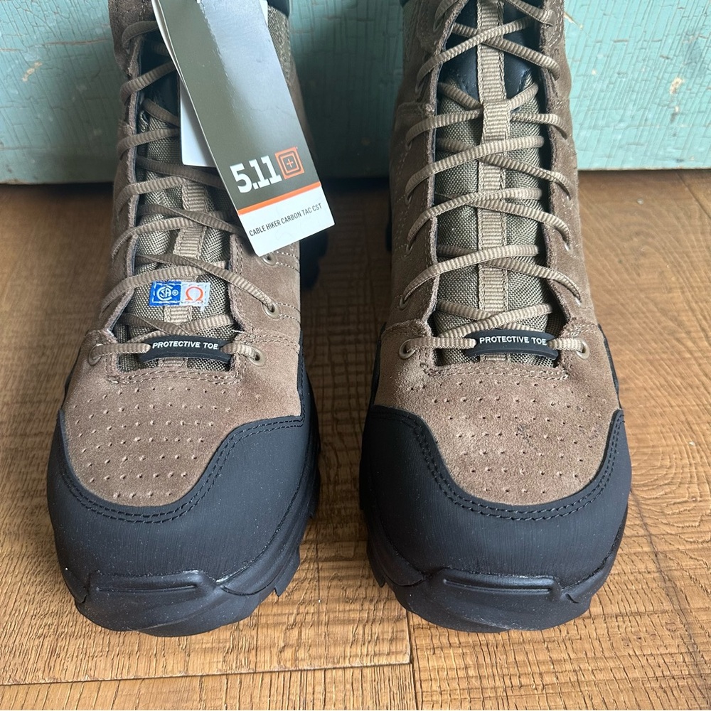 NIB 5.11 Men's Cable Hiker Carbon-Tac Safety Toe Boots Military and Tactical 13 - Picture 4 of 8